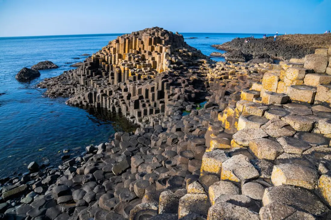 Hexagonal stones at the Giants Causeway County Antrim TI72 MHE