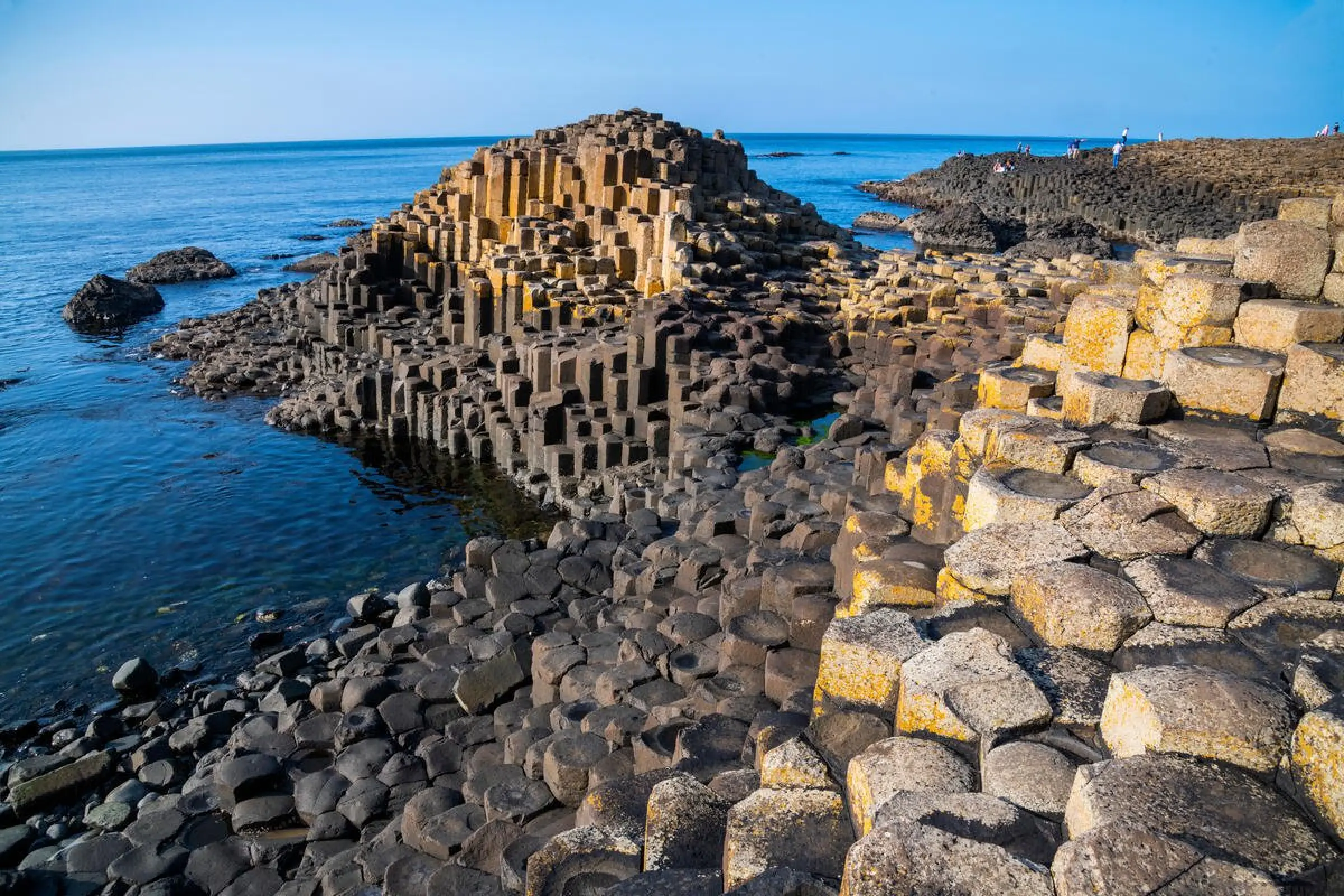 Hexagonal stones at the Giants Causeway County Antrim TI72 MHE